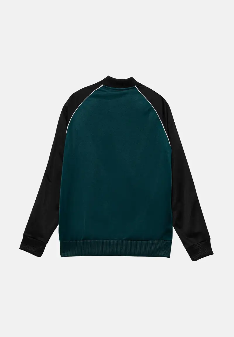 Felpa con zip Adicolor SST verde per bambino e bambina miniatura 2