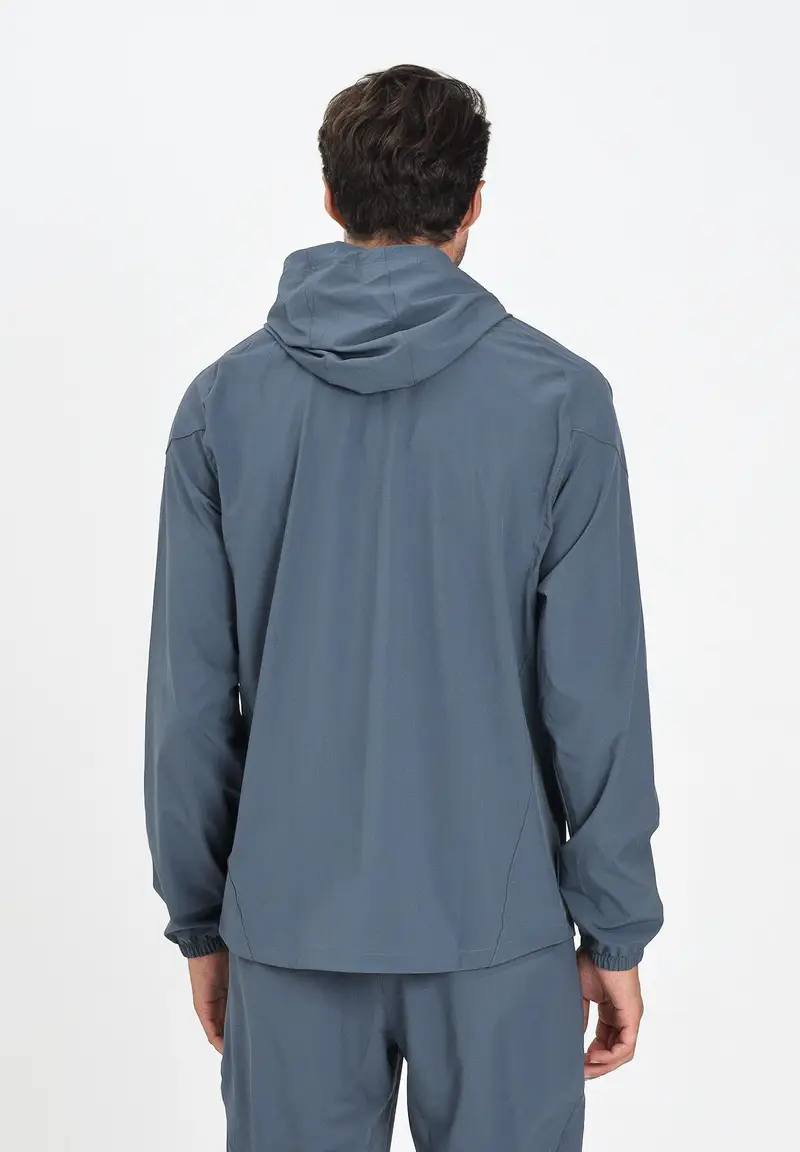 ADIDAS ORIGINALS Felpa con zip FC Bayern Tiro 25 Competition Vis grigia da uomo miniatura 2