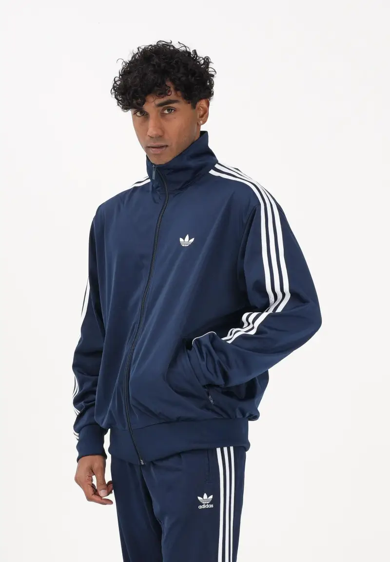 Felpa con zip FIREBIRD blu da uomo miniatura 2