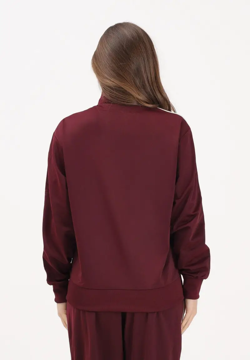 Felpa con zip FIREBIRD bordeaux da donna miniatura 3
