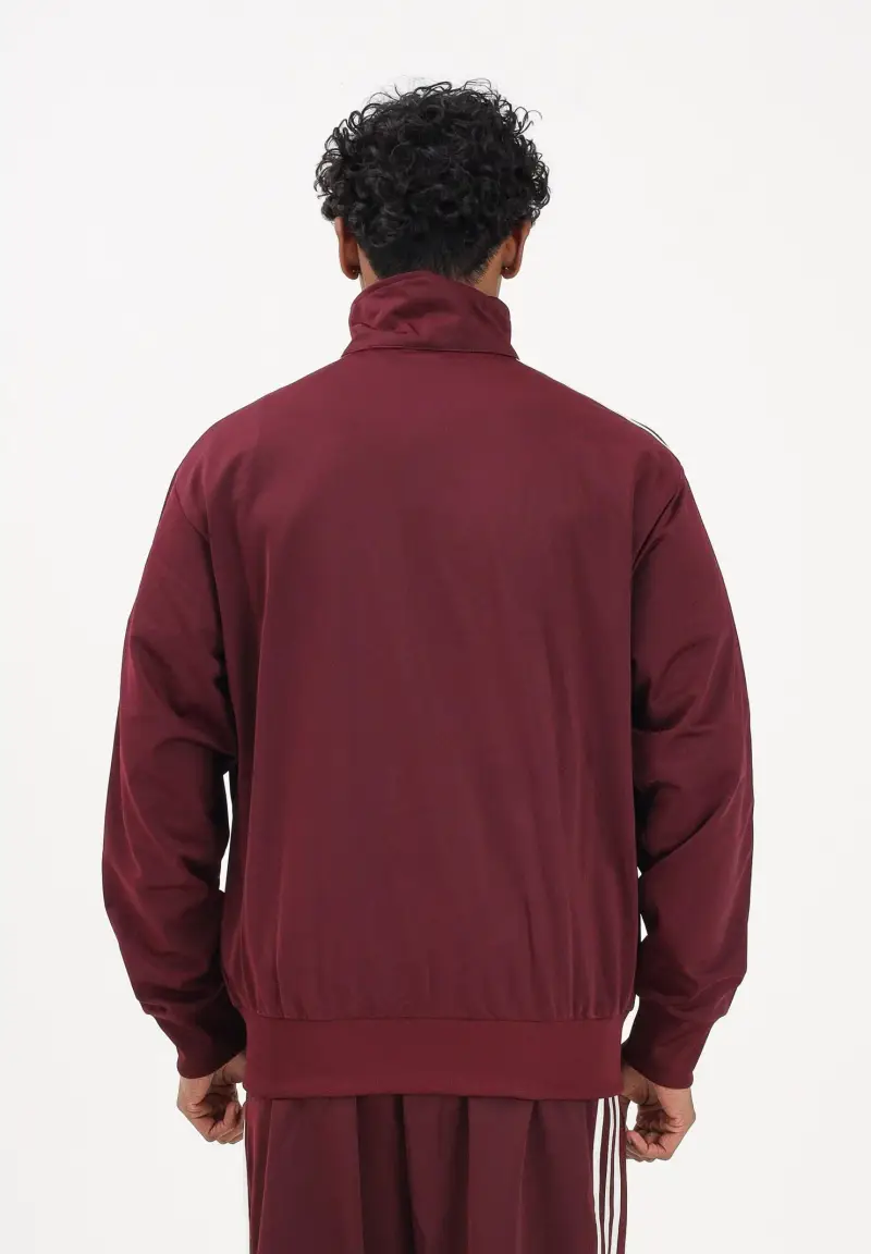 Felpa con zip FIREBIRD bordeaux da uomo miniatura 3