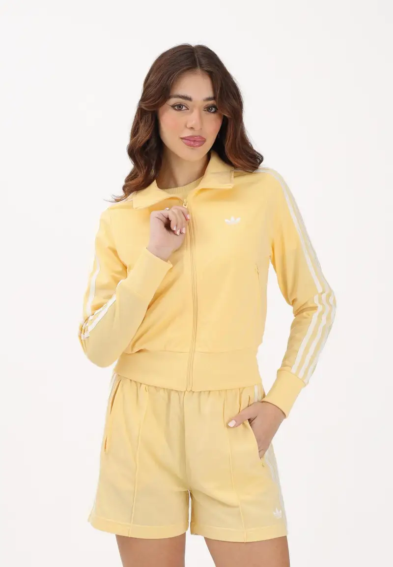 Felpa con zip Firebird Classic gialla da donna miniatura 2