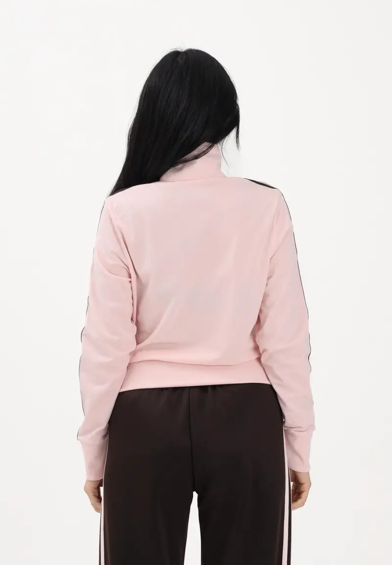 Felpa con zip FIREBIRD CLASSIC rosa e marrone da donna miniatura 3