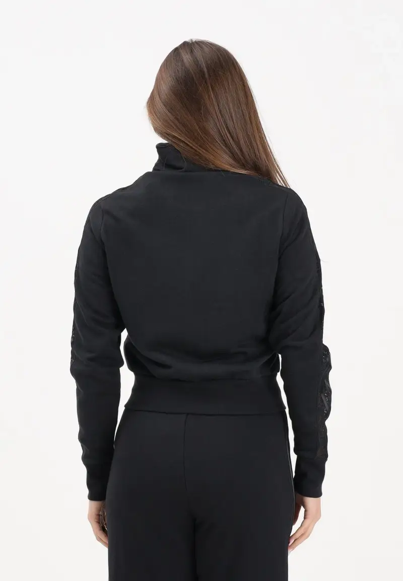 Felpa con zip FIREBIRD LACE nera da donna miniatura 3