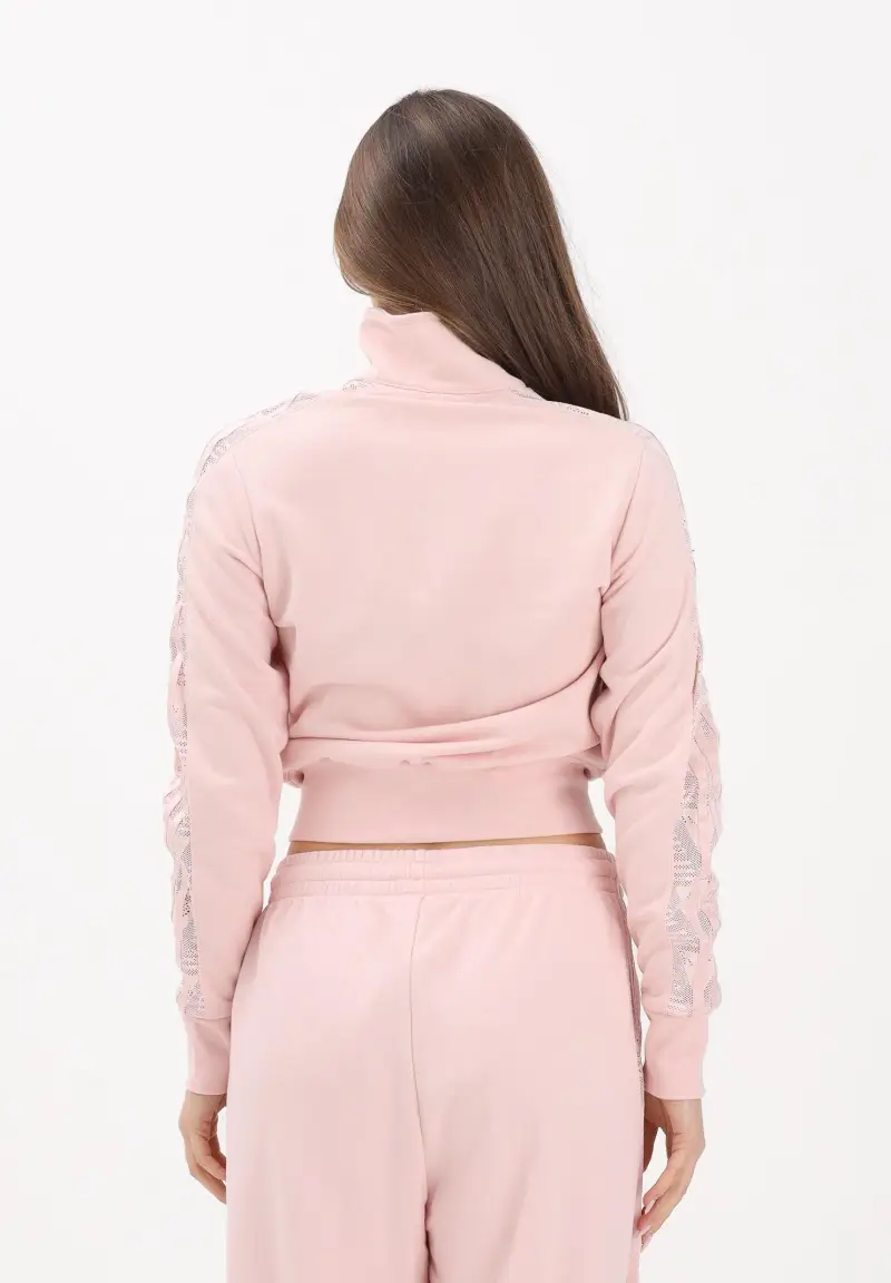 Felpa con zip FIREBIRD LACE rosa da donna miniatura 3