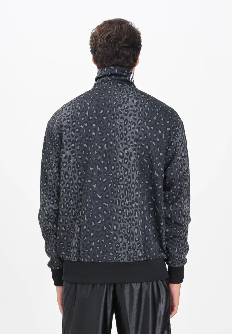 Felpa con zip Firebird Loose Leo nera da uomo miniatura 3