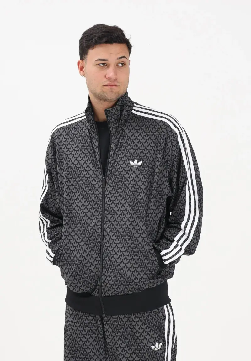 Felpa con zip Loose Firebird Monogram nera da uomo miniatura 2