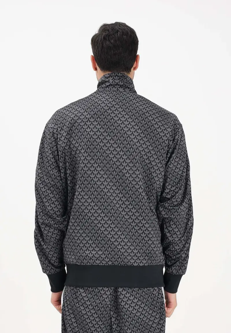 Felpa con zip Loose Firebird Monogram nera da uomo miniatura 3