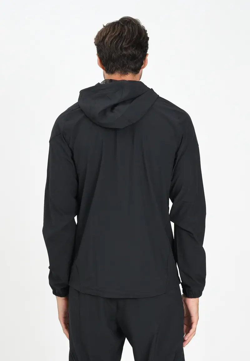 ADIDAS ORIGINALS Felpa con zip Manchester United Tiro 25 Competition Vis nera da uomo miniatura 2