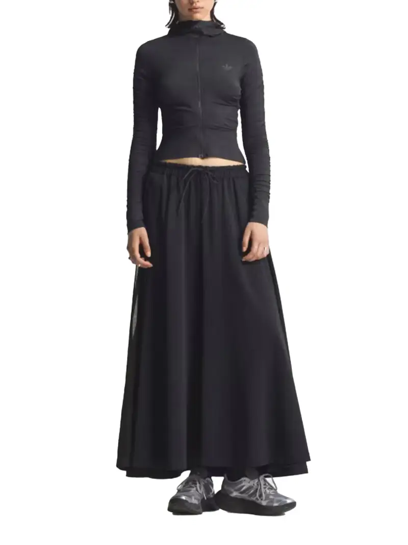 Felpa con Zip NERO miniatura 2