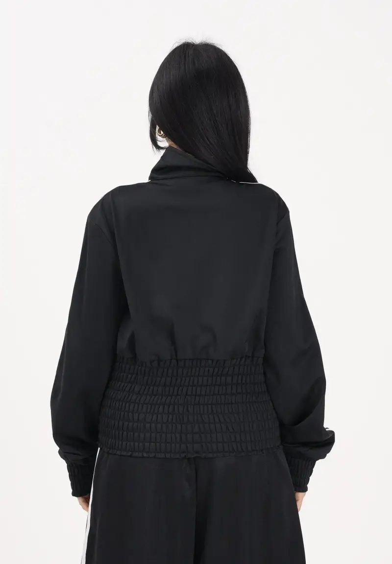 Felpa con zip Smocked Firebird nera da donna miniatura 3