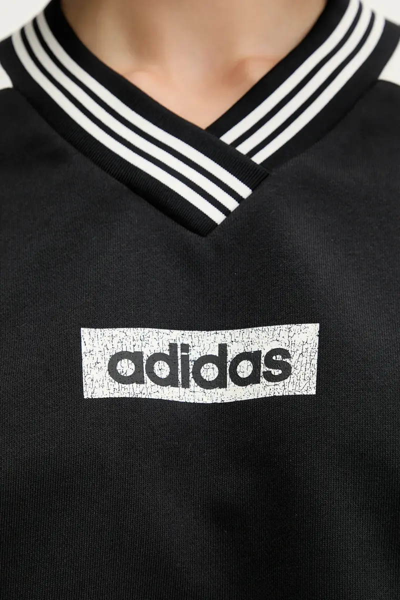 felpa Crew Sweatshirt donna colore nero JW7273 miniatura 5