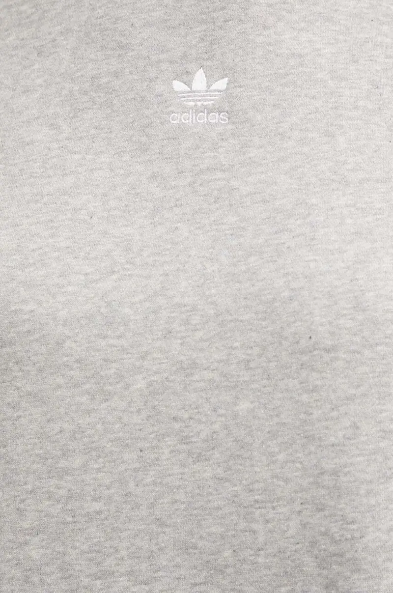 felpa donna colore grigio con cappuccio IY7345 miniatura 5