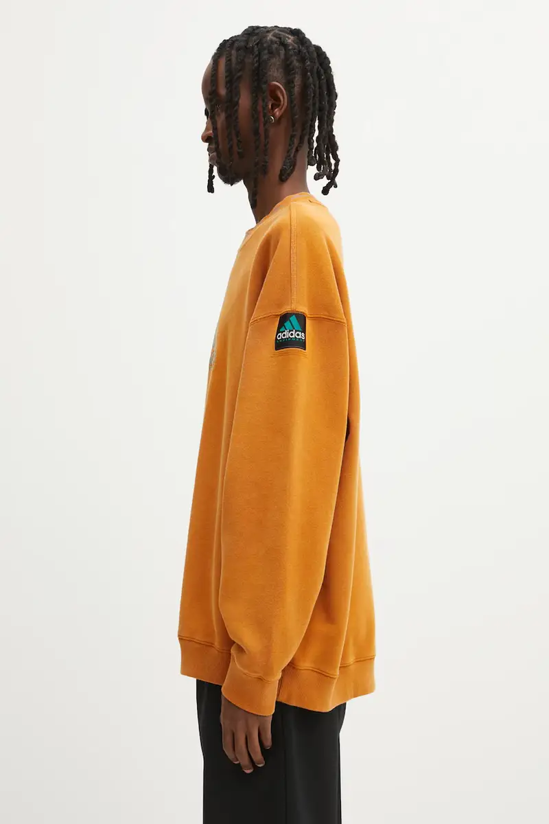 felpa EQT Sweatshirt uomo colore giallo JX1457 miniatura 2