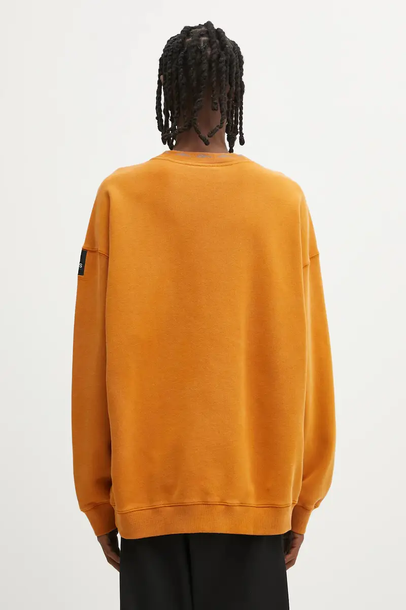 felpa EQT Sweatshirt uomo colore giallo JX1457 miniatura 3