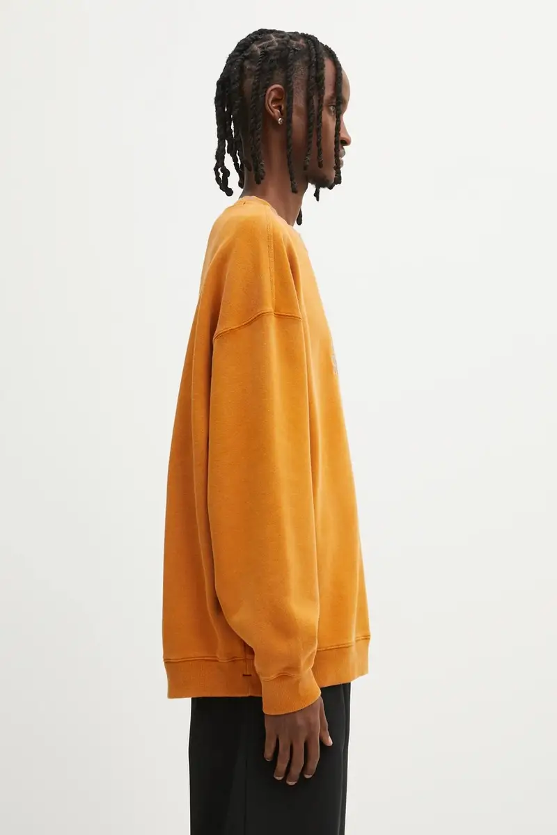 felpa EQT Sweatshirt uomo colore giallo JX1457 miniatura 4