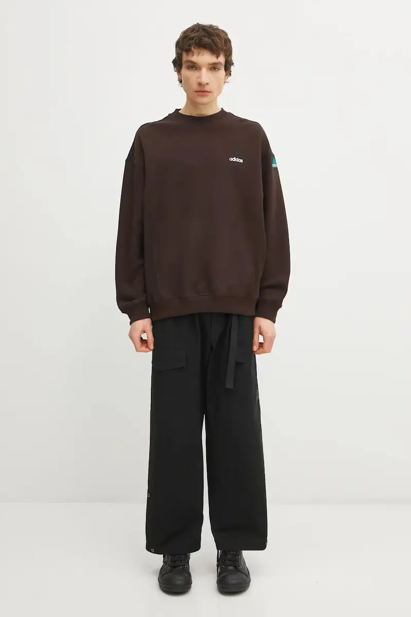 felpa Equipment Crew Marrone miniatura 5