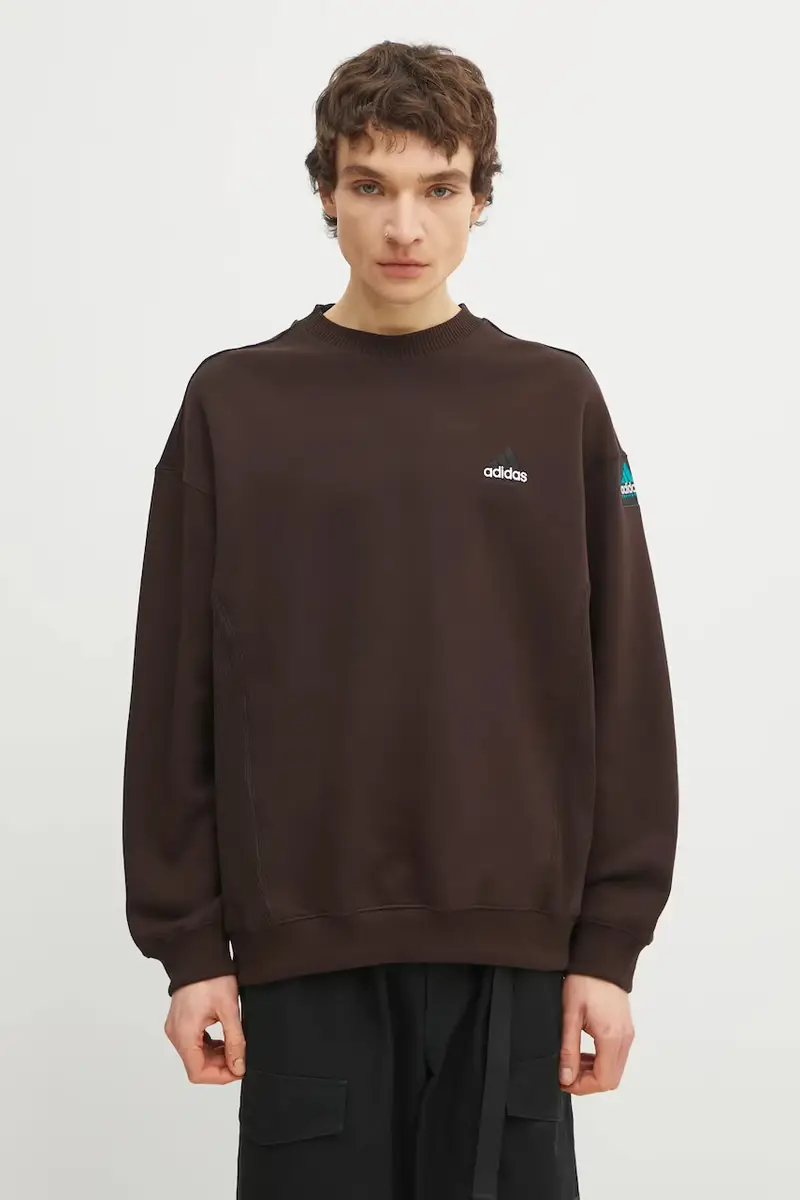 felpa Equipment Crew Marrone