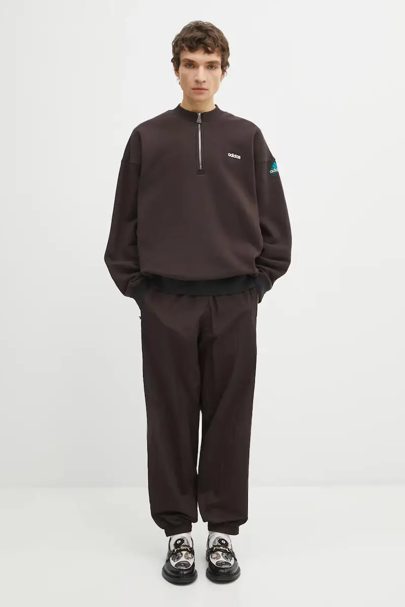 felpa Equipment HZ Marrone miniatura 5