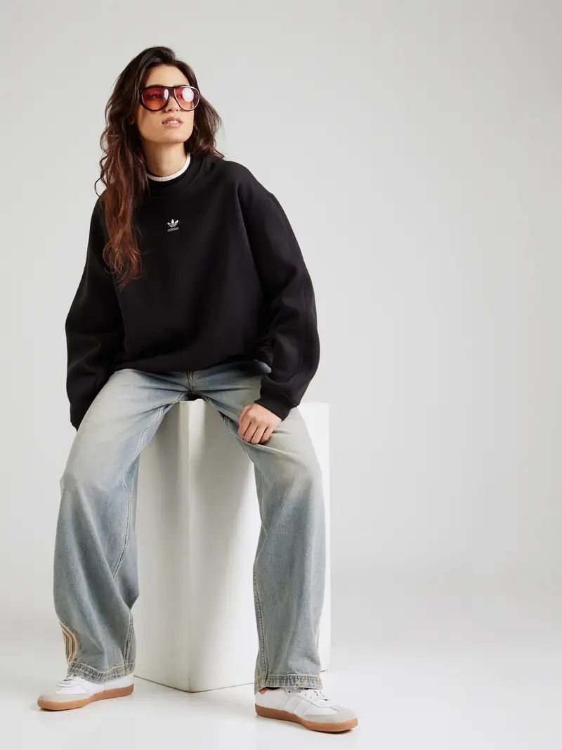 ADIDAS ORIGINALS Felpa 'ESS' nero miniatura 3