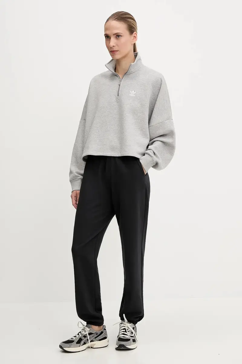 felpa Essential donna colore grigio IY4979 miniatura 2