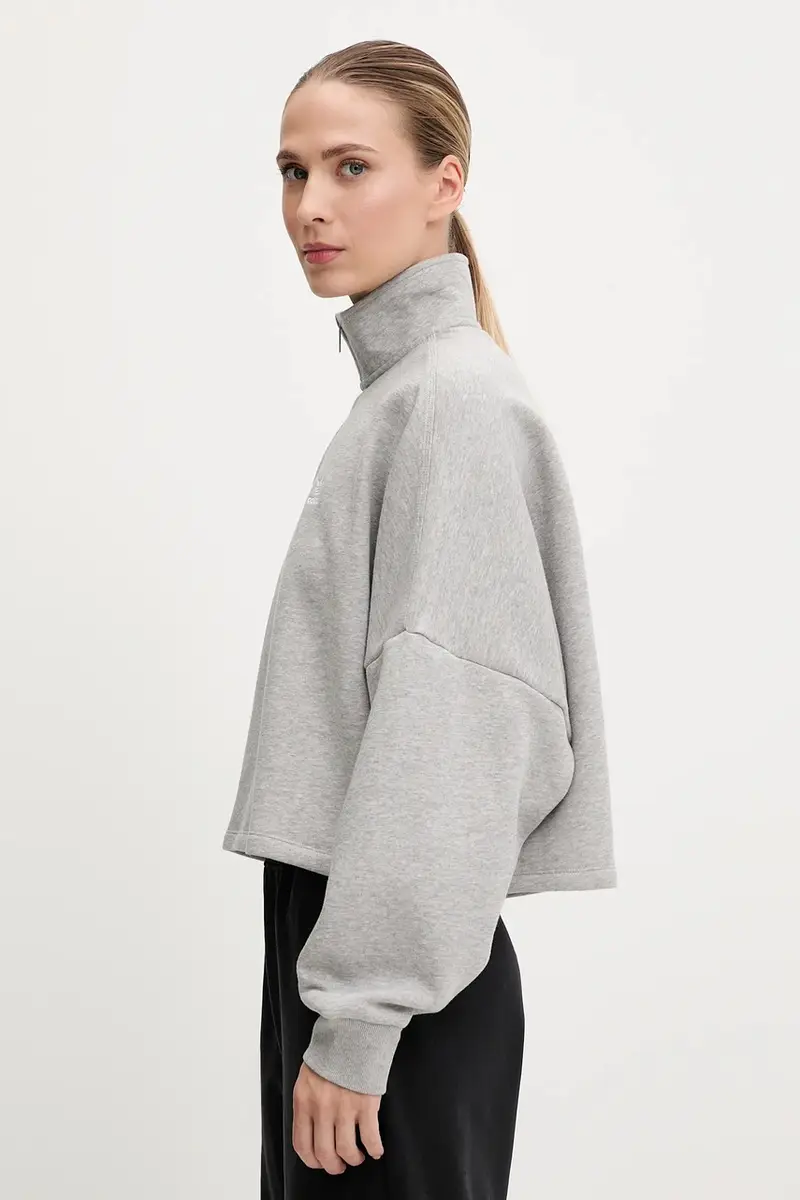 felpa Essential donna colore grigio IY4979 miniatura 4