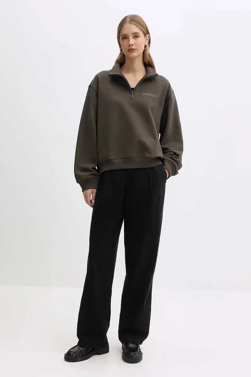 felpa Essentials donna colore verde JW1025 miniatura 2