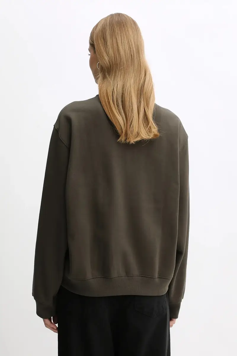 felpa Essentials donna colore verde JW1025 miniatura 3