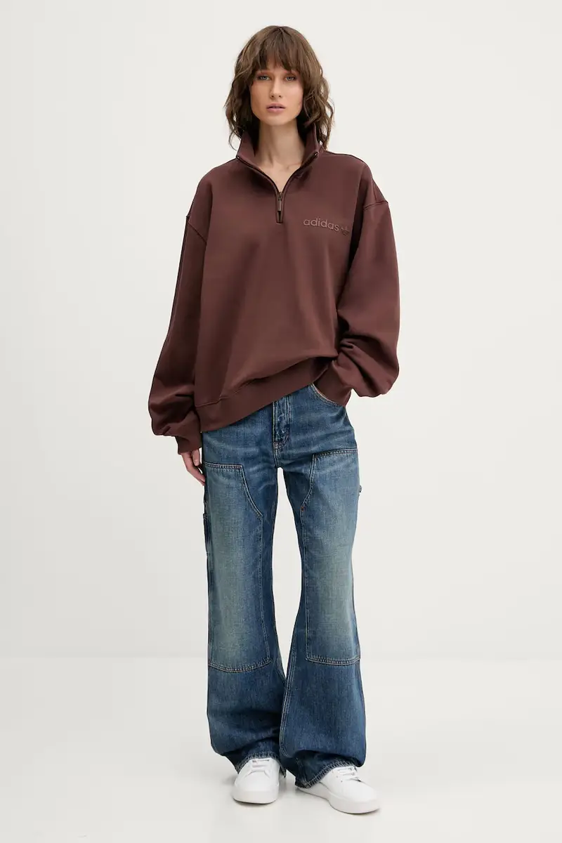 felpa Essentials Marrone miniatura 2