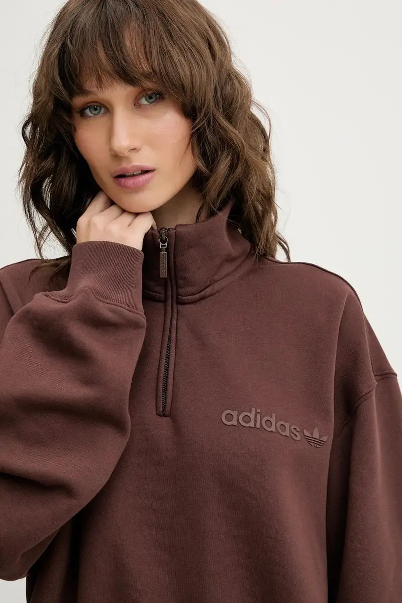 felpa Essentials Marrone miniatura 4