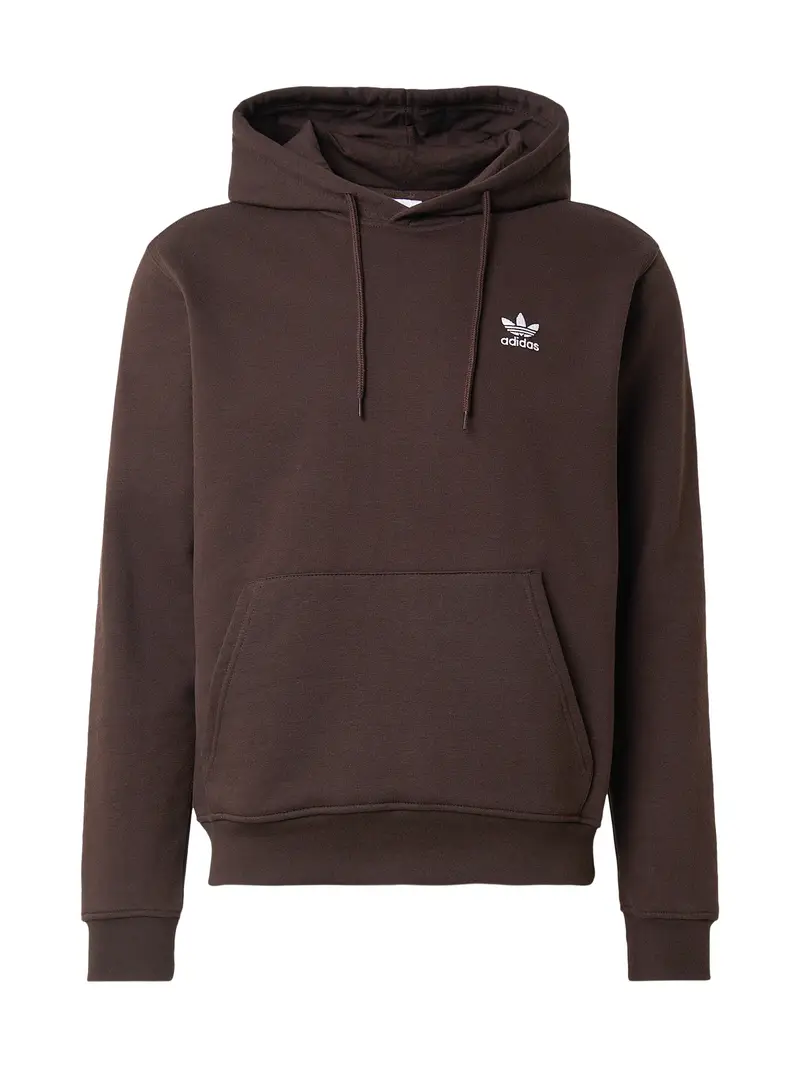 Felpa Essentials marrone scuro