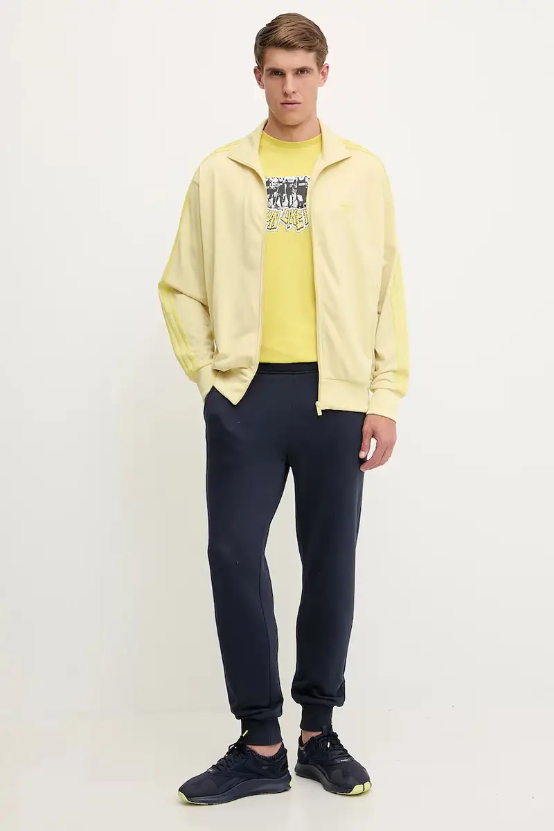 felpa Firebird uomo colore giallo con applicazione JP2546 miniatura 2