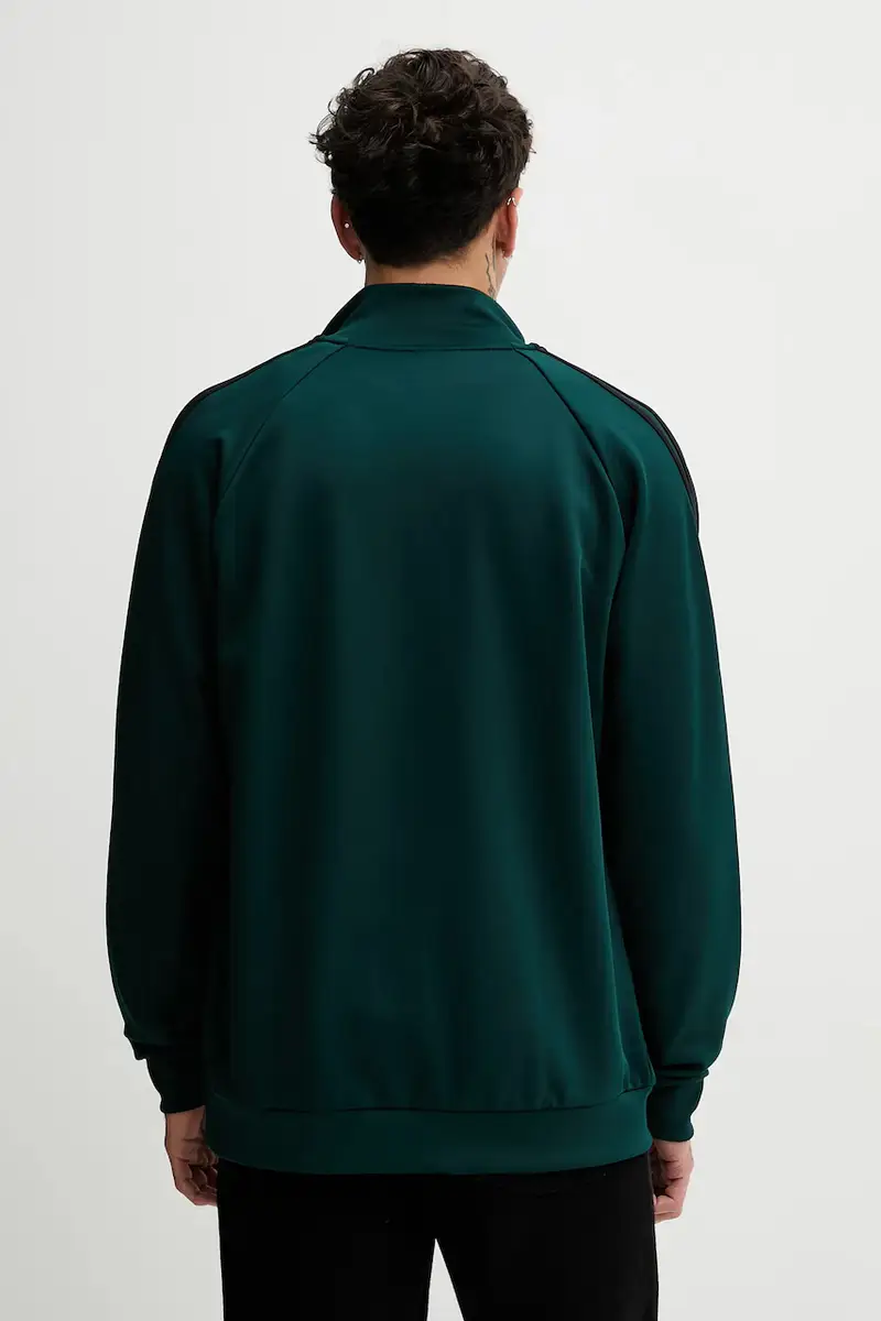 felpa First TT uomo con applicazione JX1487 Verde miniatura 3