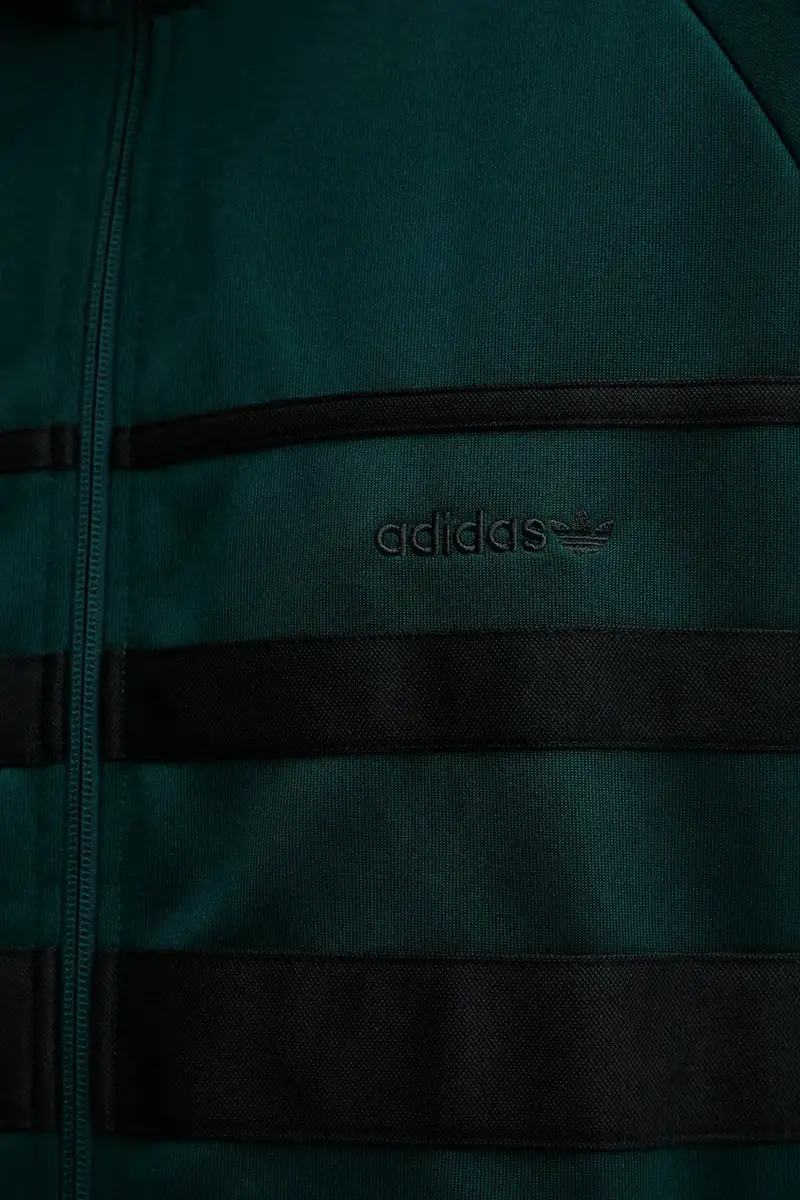 felpa First TT uomo con applicazione JX1487 Verde miniatura 5