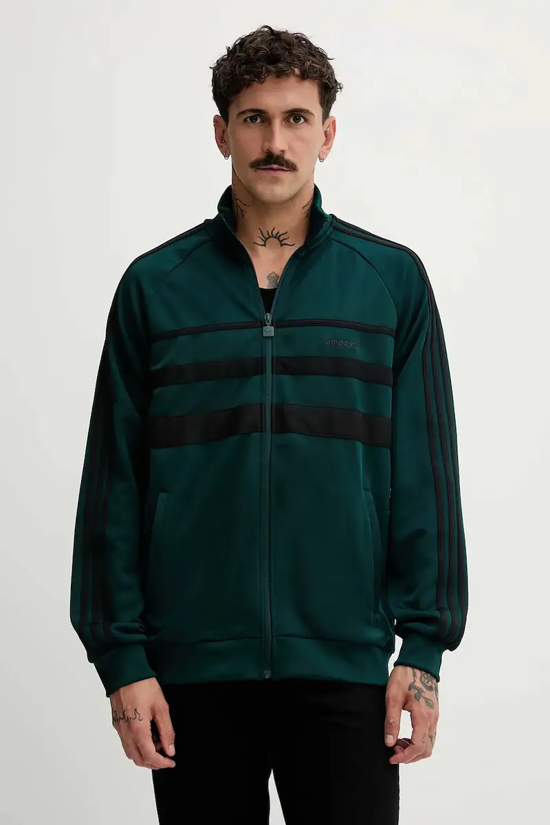 felpa First TT uomo con applicazione JX1487 Verde