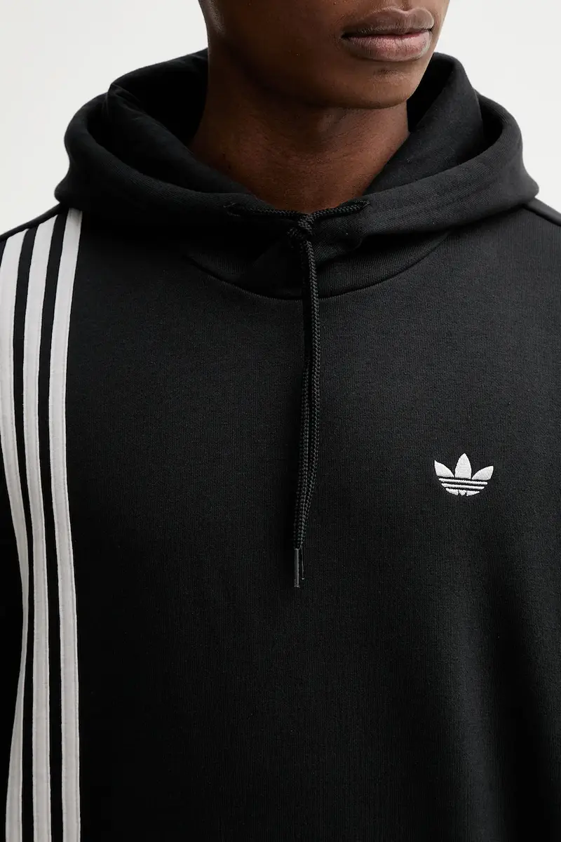 felpa Front ST uomo colore nero con cappuccio con applicazione JV9879 miniatura 5