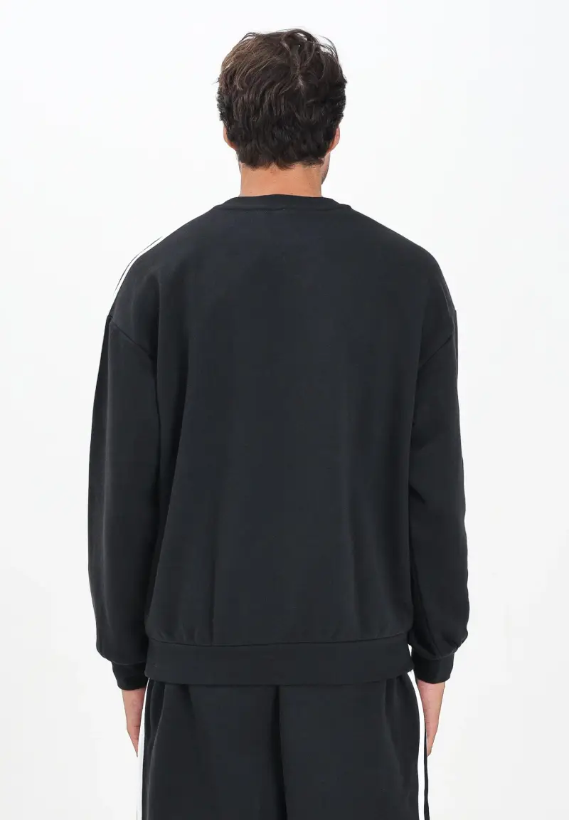 Felpa girocollo Adicolor Oversized Crew nera da uomo miniatura 3