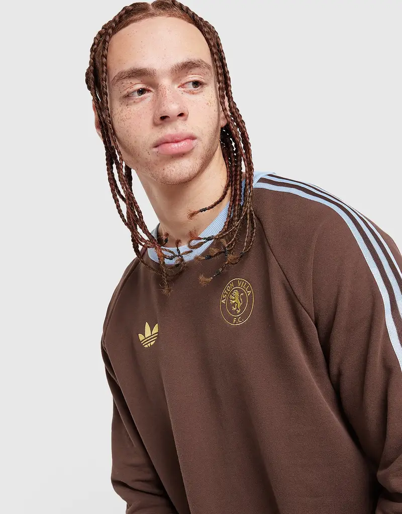 Felpa Girocollo OG Aston Villa FC, marrone