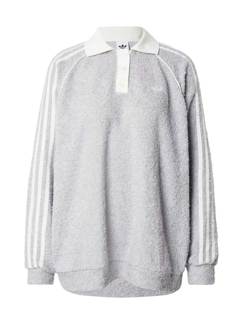 Felpa grigio / bianco