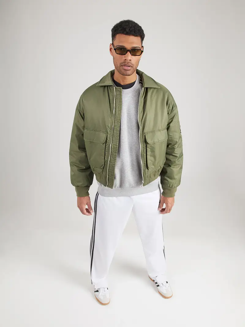 Felpa grigio / nero miniatura 3