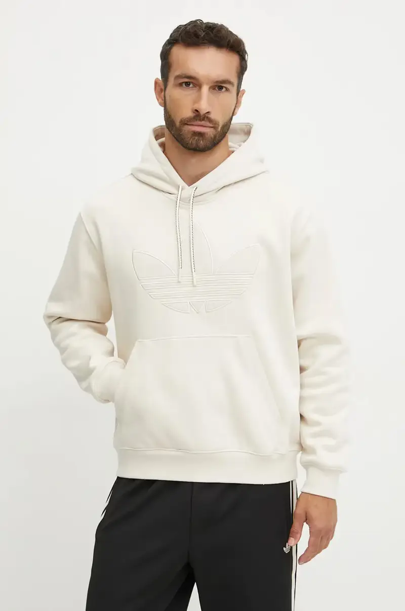 felpa Hooded Sweat Beige