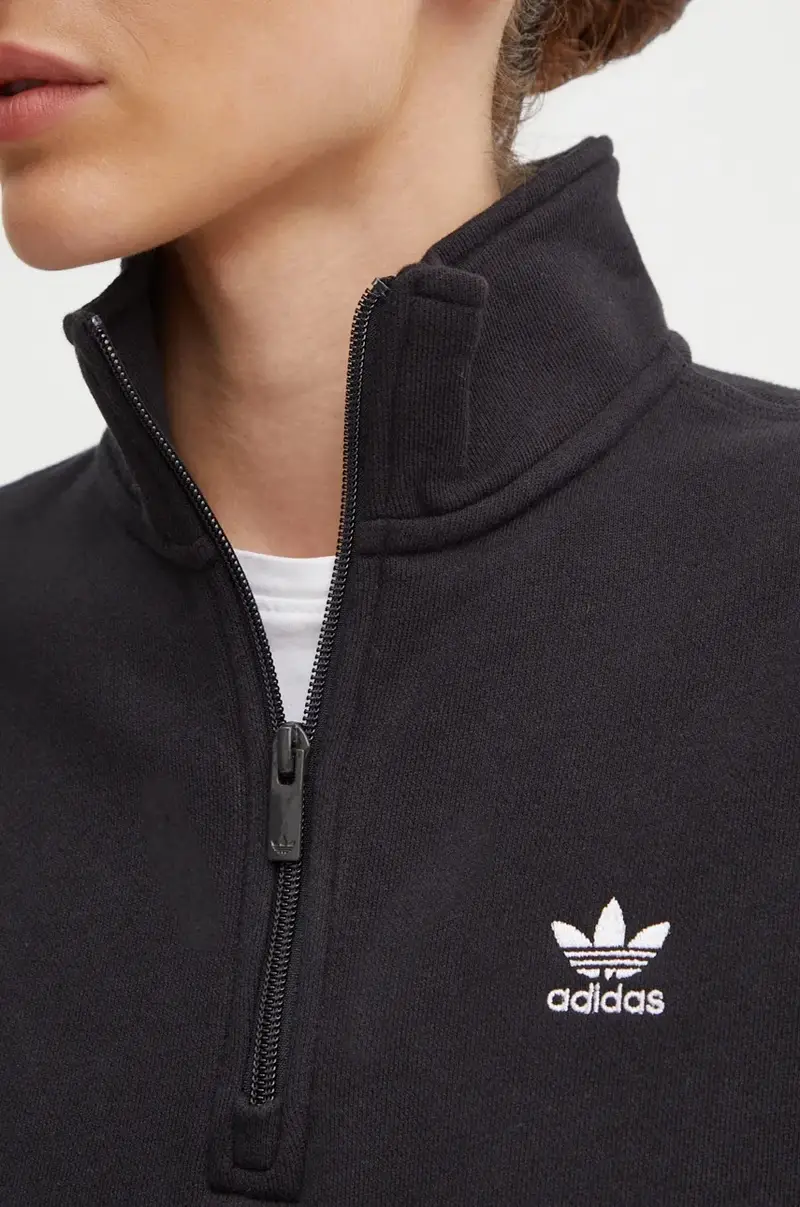 felpa in cotone 0 donna colore nero IW5726 miniatura 4