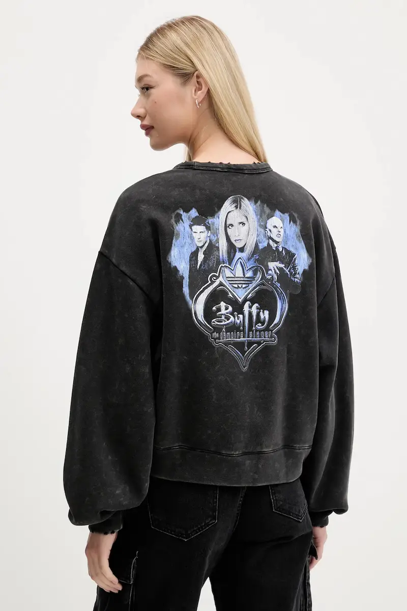 felpa in cotone 20th Century Fox Disney donna colore nero JX1276