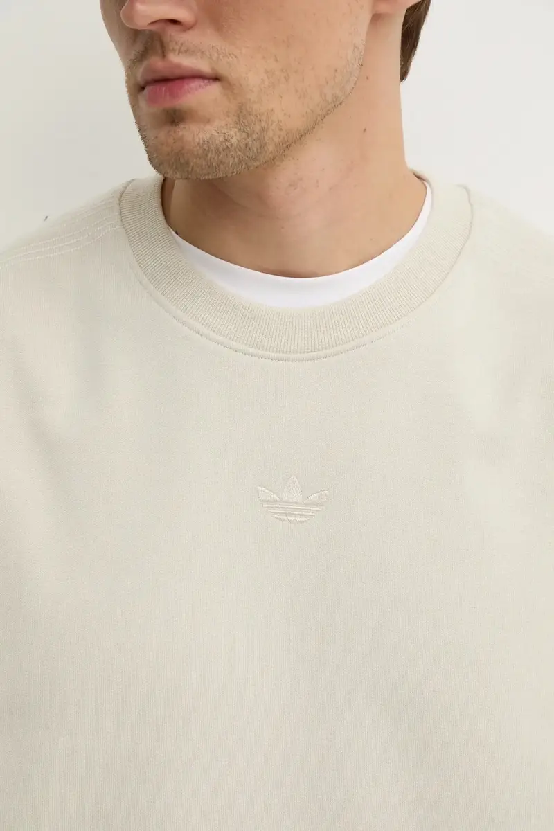 felpa in cotone Essential uomo colore beige JD3304 miniatura 5