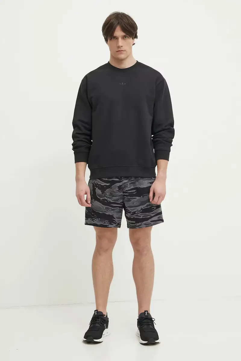 felpa in cotone Essential uomo colore nero JC9574 miniatura 2