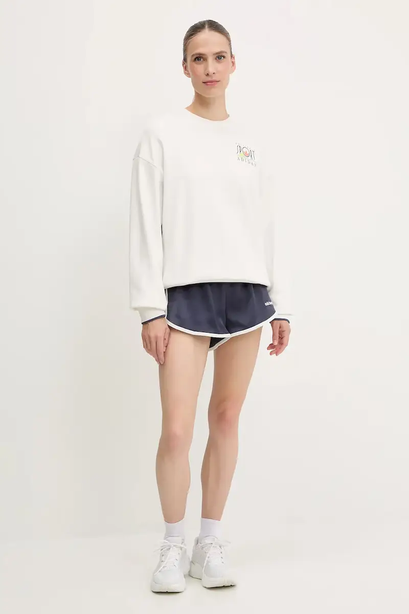 felpa in cotone Graphic Sweat donna colore bianco JC7769 miniatura 2