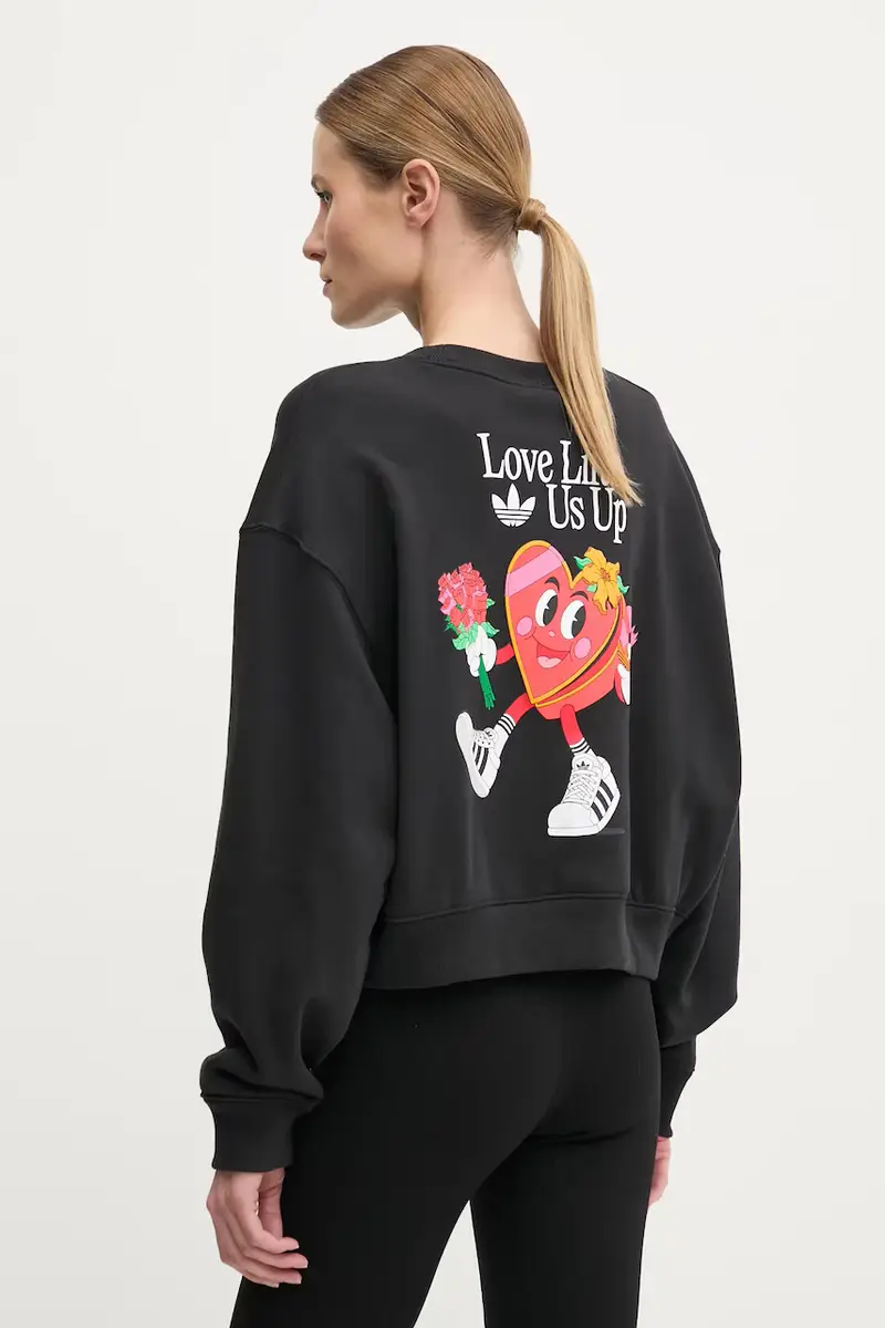 felpa in cotone Nelson donna colore nero JC8335 miniatura 3