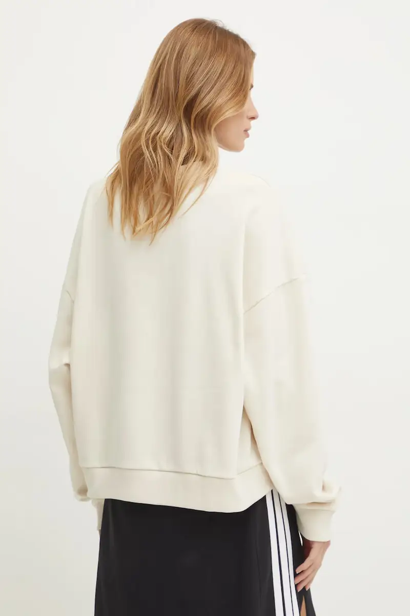 felpa in cotone SNAKE CREW donna colore beige JC8329 miniatura 3