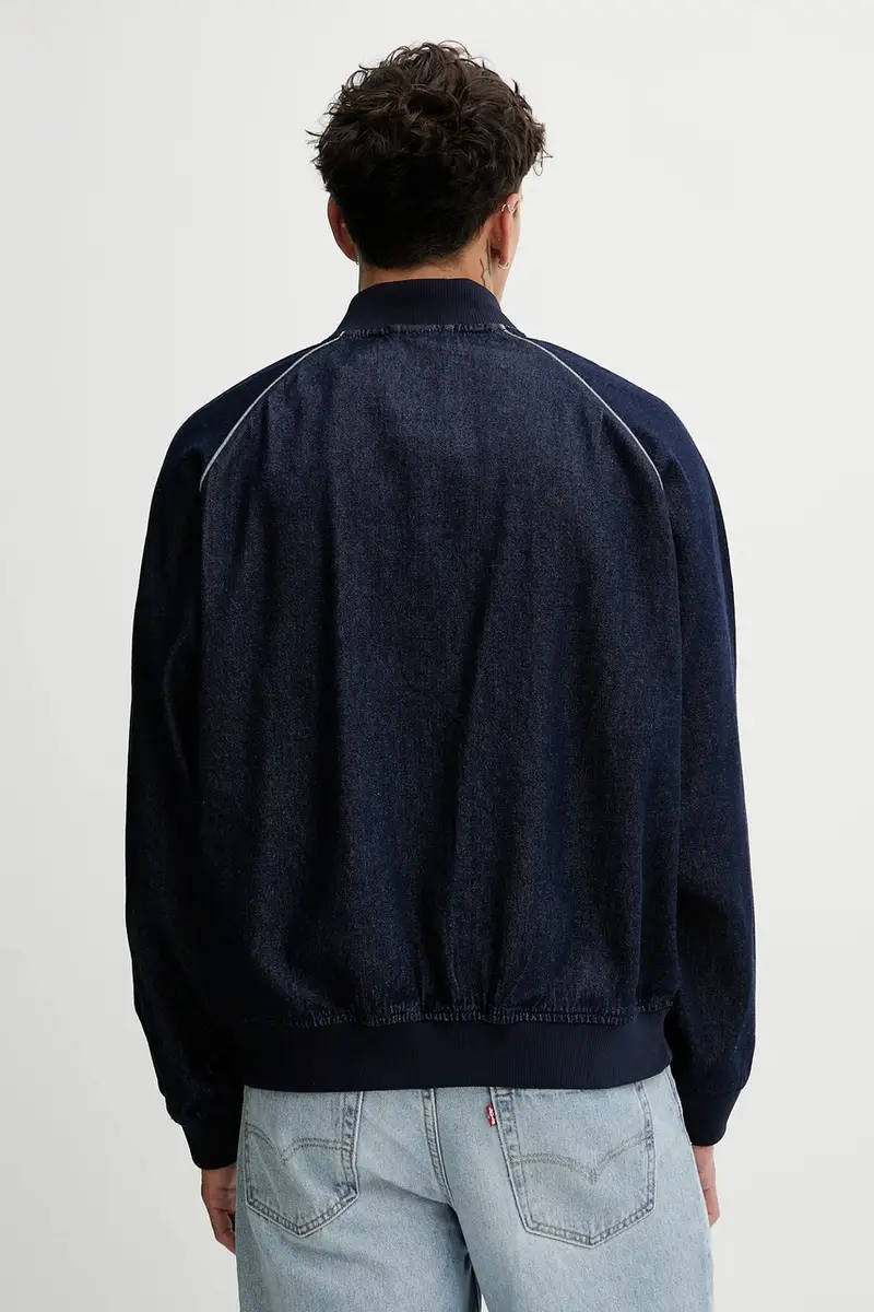 felpa in denim Adicolor loose SST uomo colore blu navy JX6461 miniatura 3