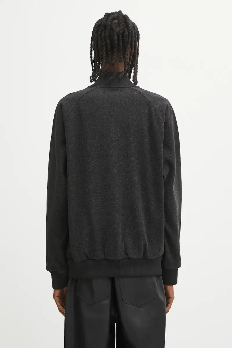 felpa in misto lana Prem Tt uomo colore nero JV7614 miniatura 3